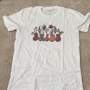 Bella Canvas BRIDE White Crewneck Tee -- WORN ONCE